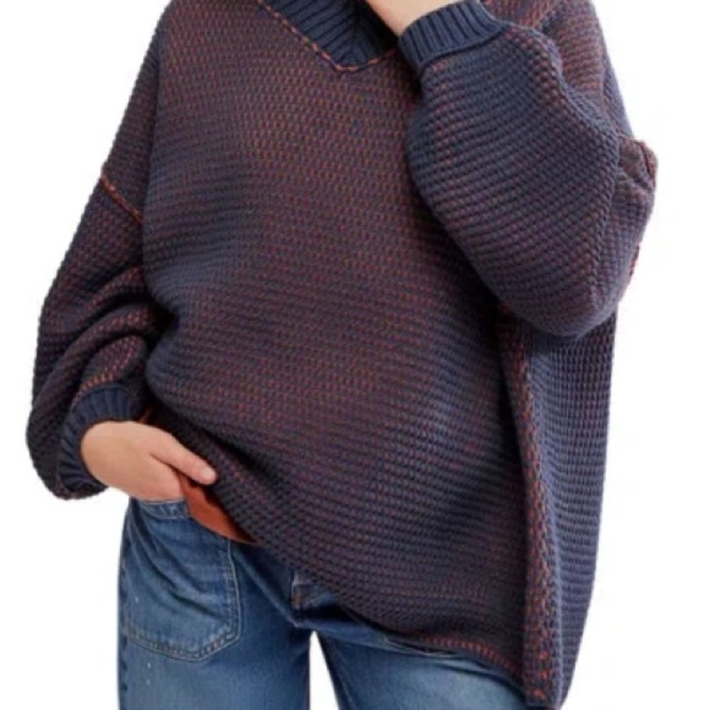 Free People Maisie Sweater in Midnight Cedar